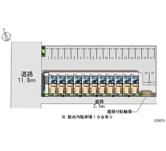 ★手数料０円★一宮市常願通２丁目　月極駐車場（LP）